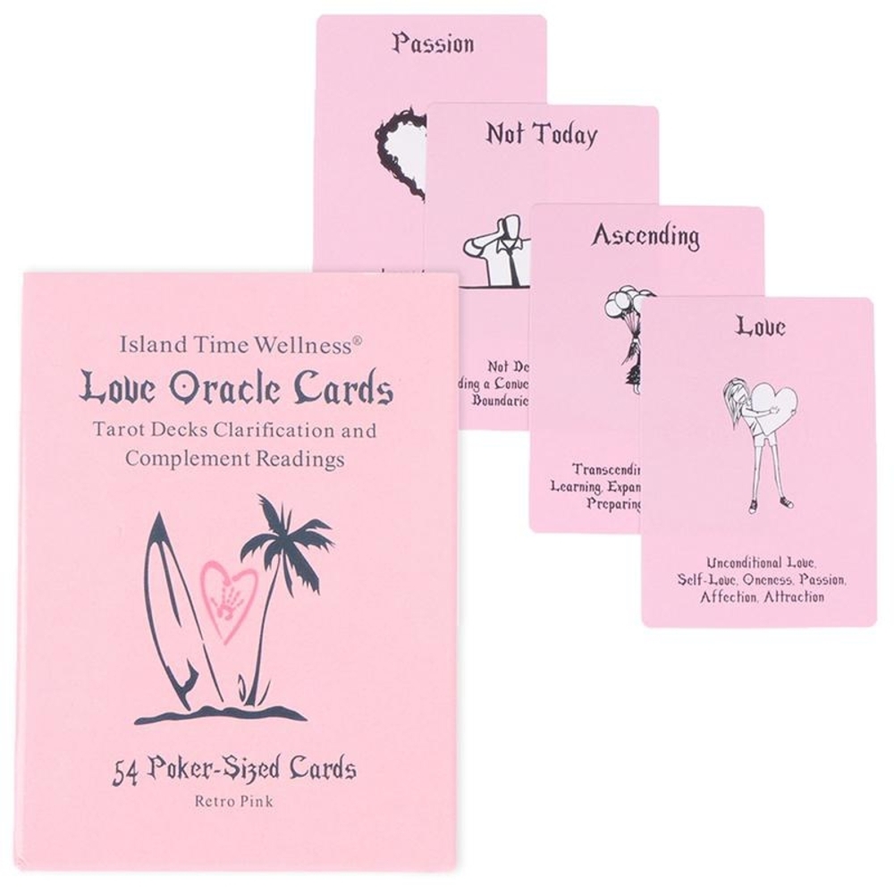 Pink Love Oracle Cards Set
